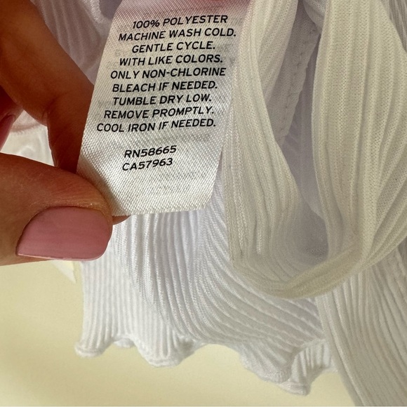 Open Edit White Tie Back‎ Strappy Tank Size M NWT - Picture 6 of 8